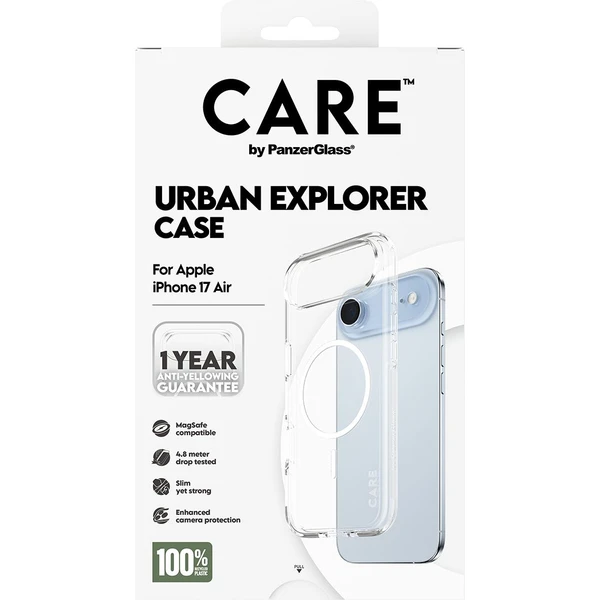 PanzerGlass® CARE Urban kryt s MagSafe Apple iPhone Air číry/biely - Puzdra - Obrázok 9QEH000K01
