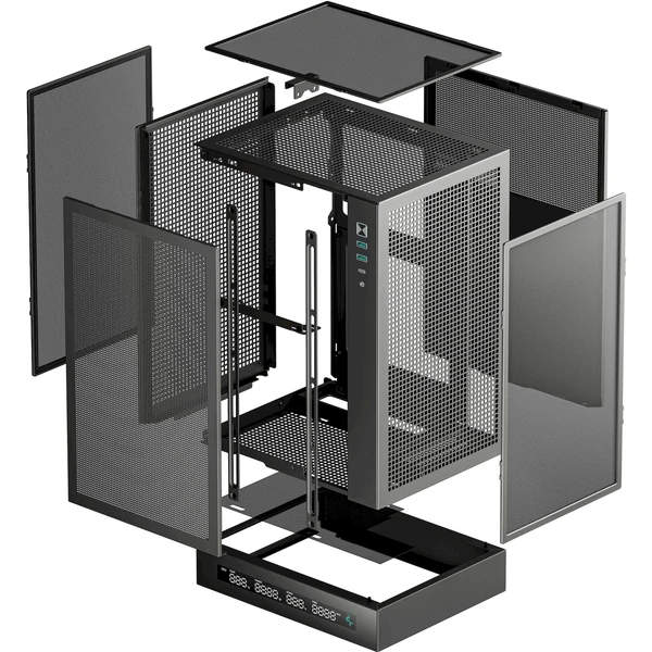 DEEPCOOL CH170 Digital čierna - Počítačové skrine - Obrázok 9R2E000K01