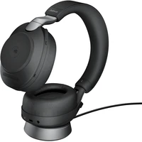 Jabra Evolve2 85 Link380/390c MS Stereo slúchadlá so stojanom čierna - Slúchadlá