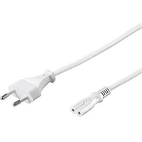 PremiumCord napájací kábel s vidlicou k magnetofónu 230V 5m biely - Káble a redukcie