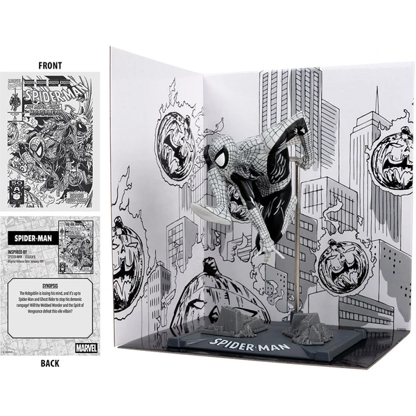 Figúrka McFarlane Toys Marvel Collection 1/10 - Spiderman #6 (Line Art) (Gold Label) 10 cm - Figúrky - Obrázok 9S3G000K01