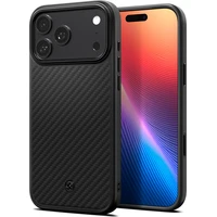 Spigen Enzo Aramid T kryt iPhone 17 Pro Max black - Puzdra