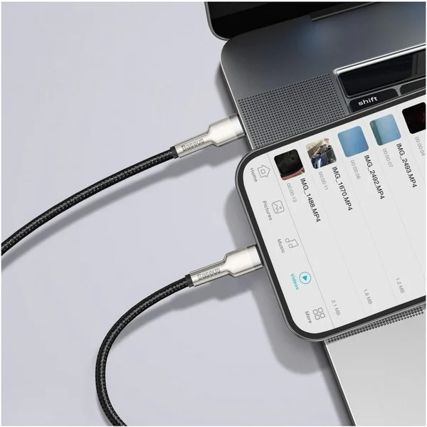 Baseus Cafule USB-C/Lightning napájací kábel 20W 1m čierny - Káble a redukcie - Obrázok 9SKGF00101