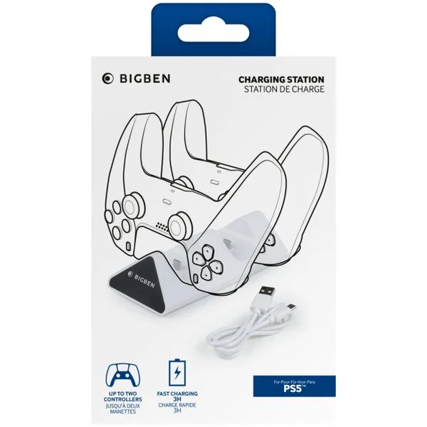 Bigben nabíjacie stanice pre DualSense PS5 ovládače - Dokovacie stanice - Obrázok 9SWB300401