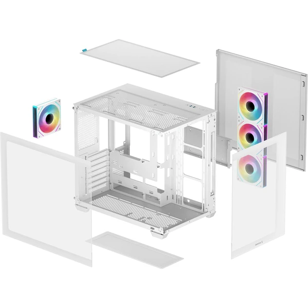 DEEPCOOL CG530 4F biela - Počítačové skrine - Obrázok 9T2E000K01