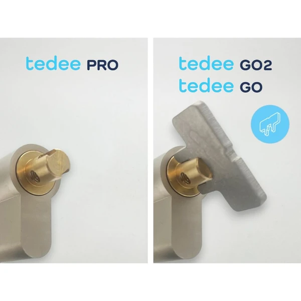 tedee európska modulárna vložka GERDA EXXO SMART 31-62 mm / 31-62 mm čierna - Inteligentné zámky - Obrázok 9T9P000K01