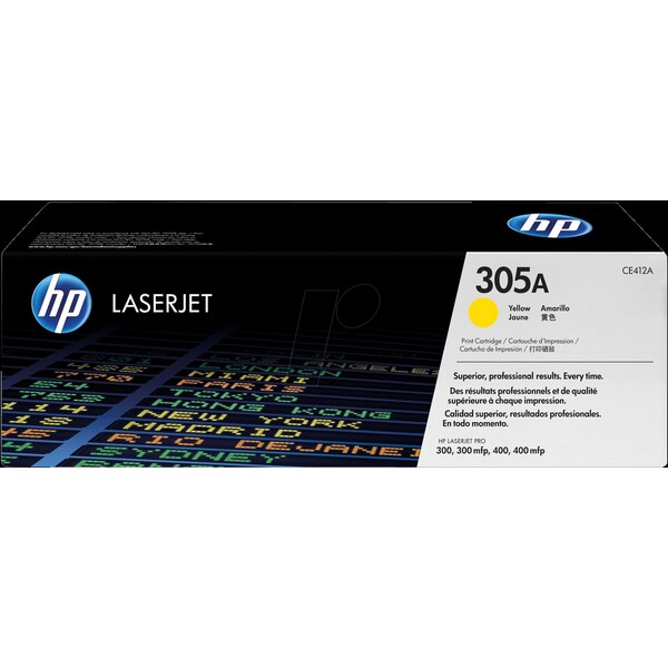 E-shop HP CE412A č. 305A Žltá originálna