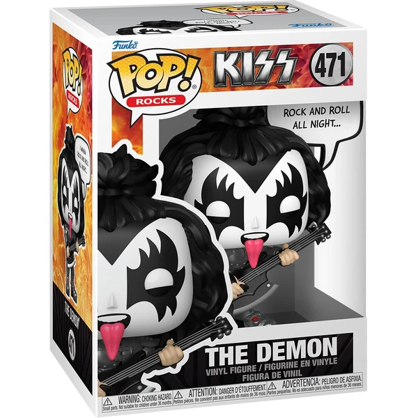 Funko POP! #471 Rocks: KISS - The Demon (Rock & Roll All Night) (Sayings) - Funko POP! - Obrázok 9U7H000K01
