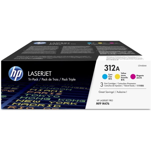 HP CF440AM č. 312A Viacfarebná originálna - Tonery - Hlavný obrázok