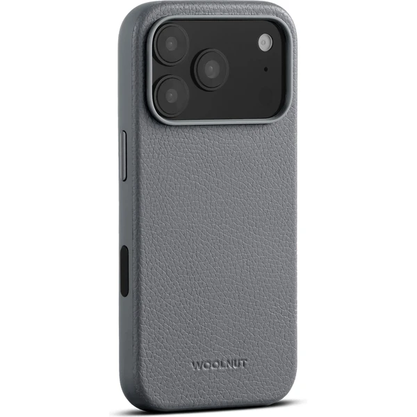 Woolnut MagSafe kožený kryt iPhone 17 Pro sivý - Puzdra - Hlavný obrázok