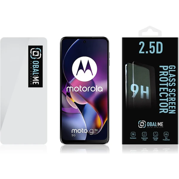 OBAL:ME 2.5D Tvrdené Sklo pre Motorola G54 5G Power Edition číre - Ochranné fólie a sklo - Obrázok 9UX3000P01