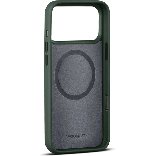 Woolnut MagSafe kožený kryt iPhone 17 Pro Max tmavo zelený - Puzdra - Obrázok 9VLH000K01