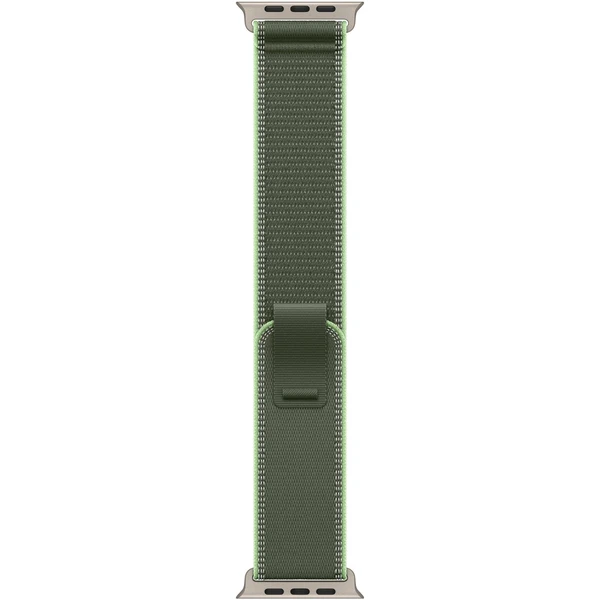 Apple Watch 49/46/45/44mm zelený/neónový Trailový ťah M/L prírodný titán - Remienky - Obrázok 9VWH000K01
