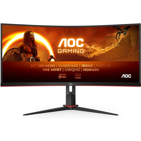 AOC Gaming CU34G2XP/BK herný monitor 34" - Monitory - Hlavný obrázok