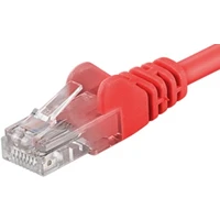 PremiumCord RJ45/RJ45 Cat6 UTP patch kábel 0,25m červený - Káble a redukcie