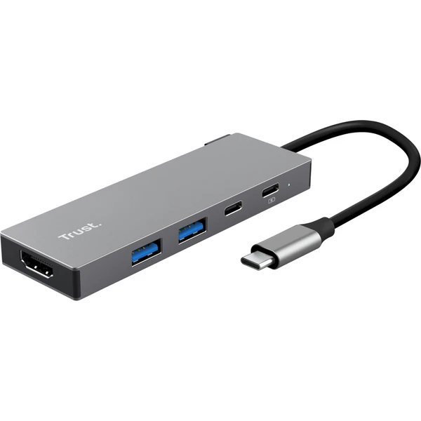 Trust DALYX USB-C Hub 5v1 antracitový - USB huby - Hlavný obrázok