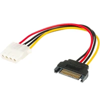 Akasa kábel SATA redukcia napájania na 4pin Molex, 15cm, 2ks v balení - Káble a redukcie