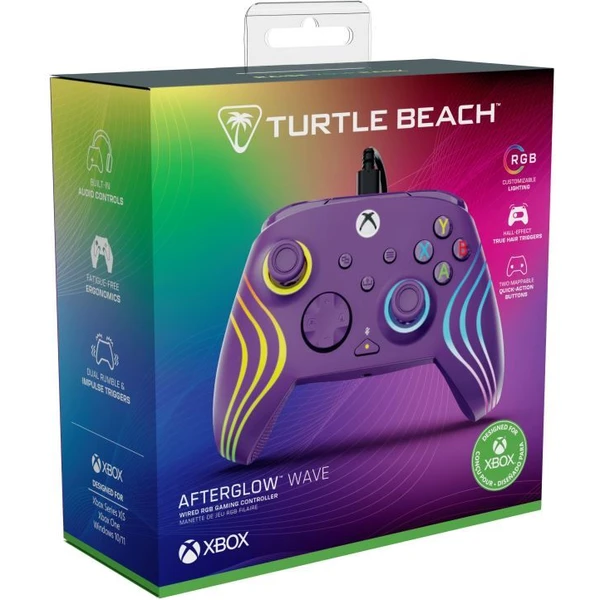 Turtle Beach herný ovládač RGB Afterglow Wave (XBOX/PC) fialový - Herné ovládače - Obrázok 9XMH000K01