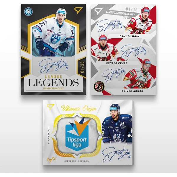 Hokejové karty SportZoo slovenská Tipsport liga 2025/26 Exclusive box - Hokejové karty - Obrázok 9XQL000K01
