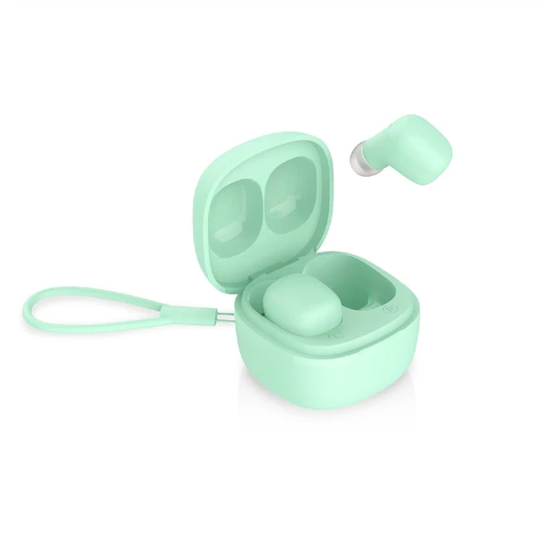 Niceboy HIVE Smarties Green Mint - Slúchadlá - Hlavný obrázok