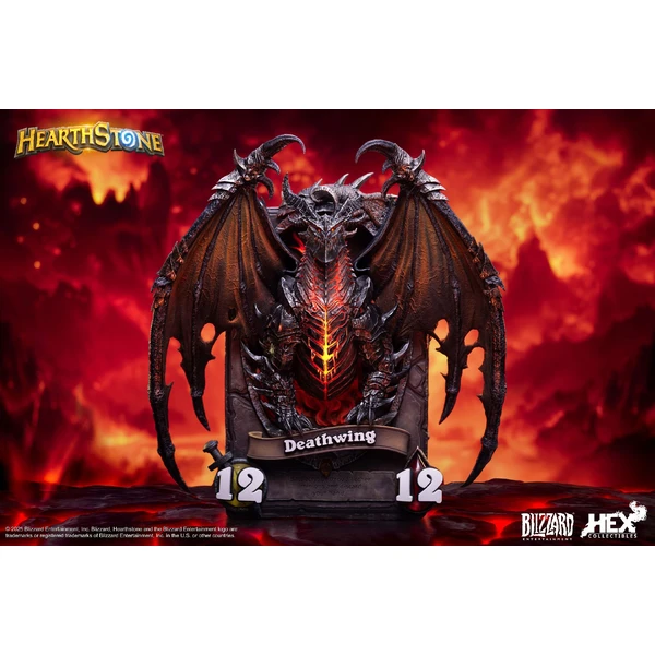 Soška HEX Collectibles Blizzard: Hearthstone - Deathwing 3D Art Frame - Sochy a sošky - Obrázok 9XWF000K01