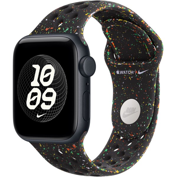 Apple Watch 41/40/38mm Midnight Black športový remienok Nike M/L