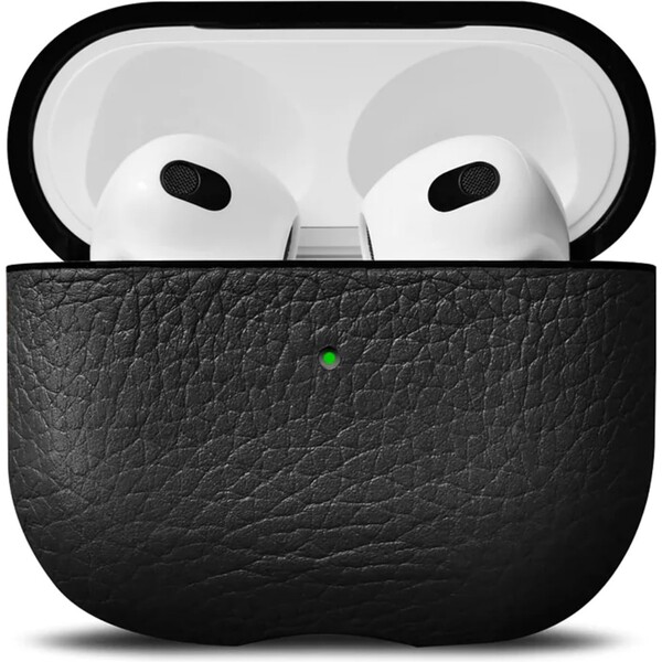 E-shop Woolnut kožené púzdro pre AirPods 3. generácie čierne