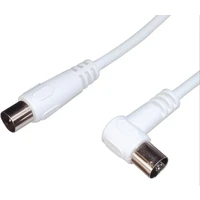 PremiumCord IEC/IEC anténny kábel 3m biely - Káble a redukcie