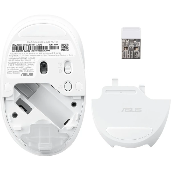 ASUS MD101 myš biela - Myši - Obrázok 9YTI000K01