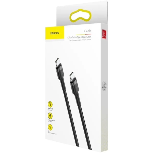 Baseus Cafule USB-C/USB-C napájací kábel 60W 1m červený - Káble a redukcie - Obrázok 9Z95300401