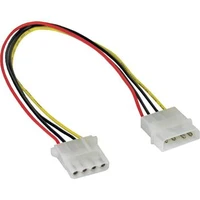 PremiumCord predlžovací napájací kábel 5,25" molex 37cm - Káble a redukcie