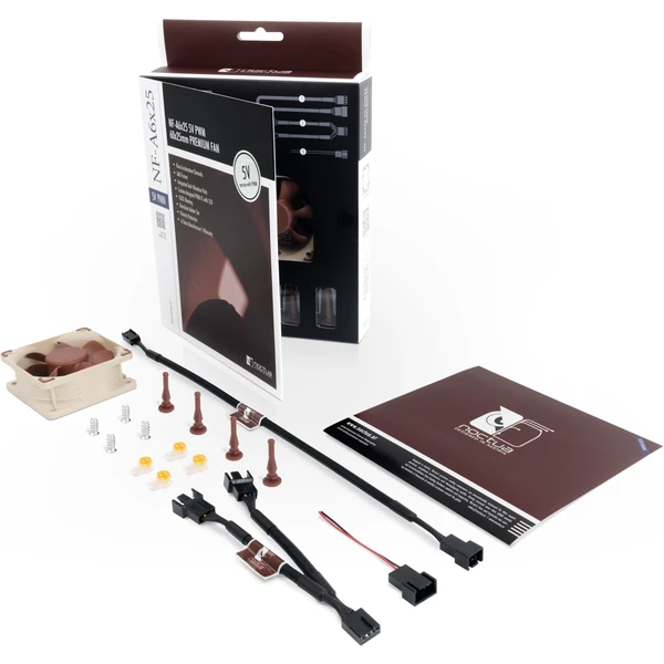 Noctua NF-A6x25-PWM 5V - Ventilátory pre PC - Obrázok 9ZSR600301