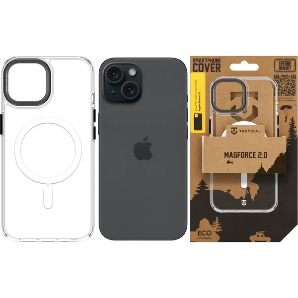 Tactical MagForce 2.0 Kryt pre Apple iPhone 15 Black - Puzdra - Obrázok 9a4b11377b7848dcb9092405ef36c530