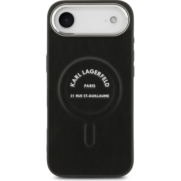 Karl Lagerfeld PU RSG Logo MagSafe kryt iPhone Air čierny - Puzdra - Obrázok 9a707da70de54360a61d3b79df1747f2