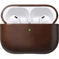 Nomad Modern Leather puzdro Apple Airpods Pro 3 hnedé - Puzdra