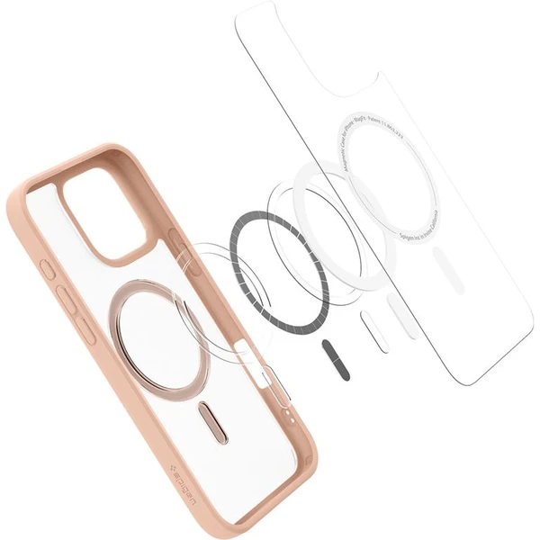 Spigen Ultra Hybrid MagSafe kryt iPhone 16 Pro Max rose titanium - Puzdra - Obrázok 9a899acf9e1c4a4481448743e9378fa5