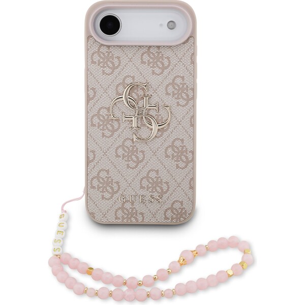 E-shop Guess PU 4G Metal Logo Strap kryt iPhone Air ružový