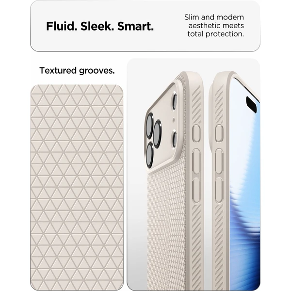 Spigen Liquid Air kryt iPhone 18 Pro Max/17 Pro Max natural titanium - Puzdra - Obrázok 9a9cfec753504dc8bc860b8146244359