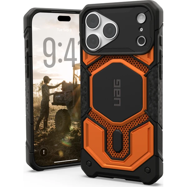 UAG Monarch Pro MagSafe, kevlar burnt orange - iPhone 2026 Pro Max/17 Pro Max - Puzdra - Hlavný obrázok