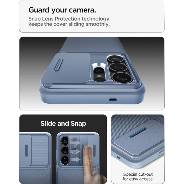 Spigen Optik Armor kryt Samsung Galaxy S26 Ultra modrý - Puzdra - Obrázok 9aa1c7e49119442da8cd9c143d9f3cee