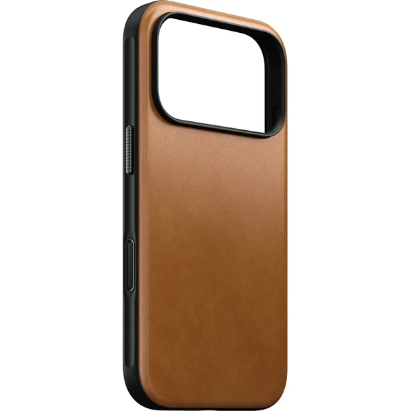 Nomad Modern Leather MagSafe kožený kryt iPhone 18 Pro English Tan - Puzdra - Hlavný obrázok