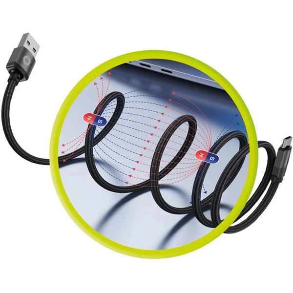 Mobile Origin Magnetic Patent Original Cable USB-A to USB-C 1m, black - Káble - Obrázok 9abbdb58e68545a289f393a7328350f9