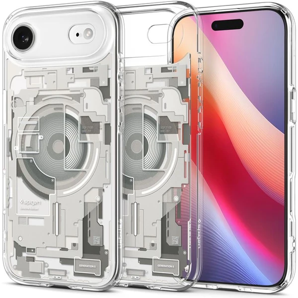 Spigen Ultra Hybrid MagSafe kryt iPhone Air zero one natural titanium - Puzdra - Hlavný obrázok