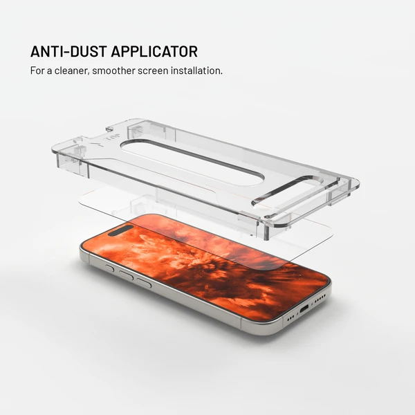 FIXED 2,5D tvrdené sklo s aplikátorom Apple iPhone 18 Pro, 2 ks číre - Ochranné fólie a sklo - Obrázok 9ad90143a3e04480b859a99ecd650af2