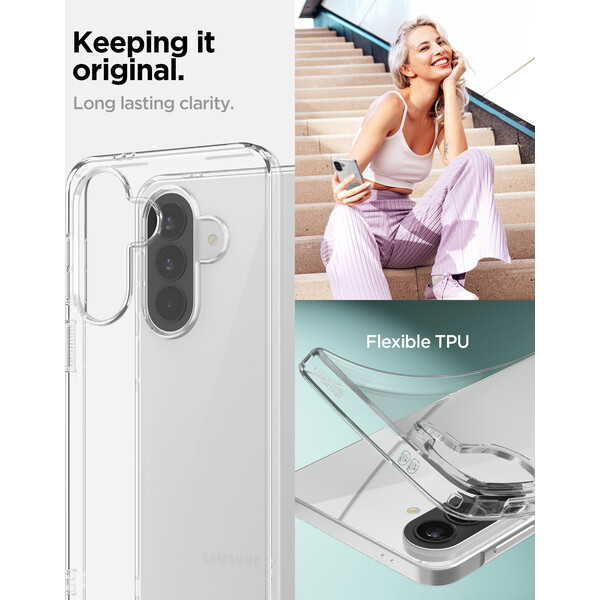Spigen Liquid Crystal kryt Samsung Galaxy A57 5G krištáľovo priehľadný - Puzdra - Obrázok 9ada9528f37940f0a532055a3be63eb7
