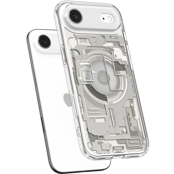 Spigen Ultra Hybrid MagSafe kryt iPhone Air zero one natural titanium - Puzdra - Obrázok 9afaacd1f3494fb3b51aefa926d614ed