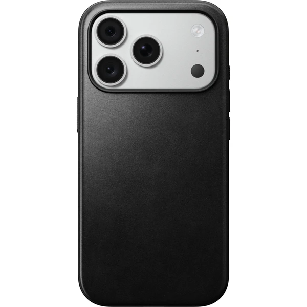 Nomad Modern Leather (Horween) MagSafe kožený kryt iPhone 17 Pro/18 Pro Black - Puzdra - Obrázok 9afca03e393e4bccb01d027d3c70a311