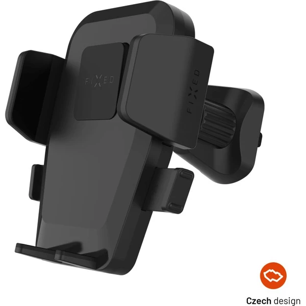 FIXED Iconiq Lock univerzálny držiak do auta s úchytom do ventilačnej mriežky čierny - Držiaky - Hlavný obrázok