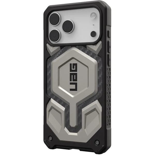 UAG Monarch Pro MagSafe Titanium kryt iPhone 17 Pro Max strieborný - Puzdra - Obrázok 9b098c34ae7a4a10bfefc97df43d1cd7