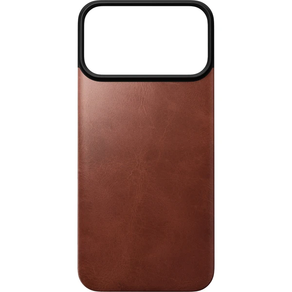Nomad Magnetic Leather Back (Horween) MagSafe kožený kryt iPhone 18 Pro Max Olde Dublin - Puzdra - Obrázok 9b30bf93adf24729b568c6890dc8d281